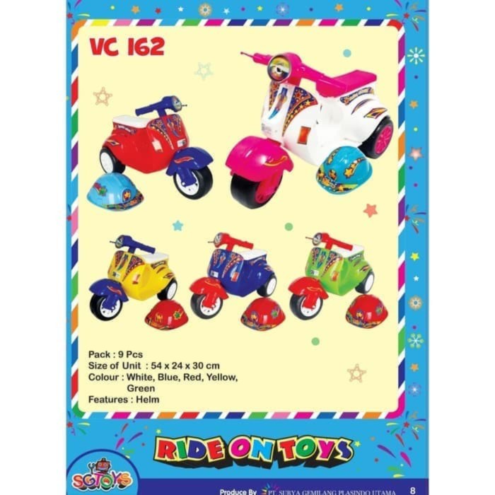 DISKON SPESIAL MAINAN ANAK MOTOR VESPA MINI HELM - VESPA KLASIK MINI - VESPA + HELM TERLARIS