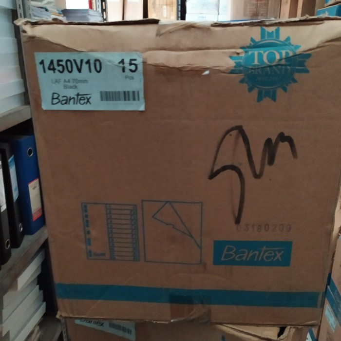 

Terlaris Ordner Bantex 1450 Hitam Ukuran A4