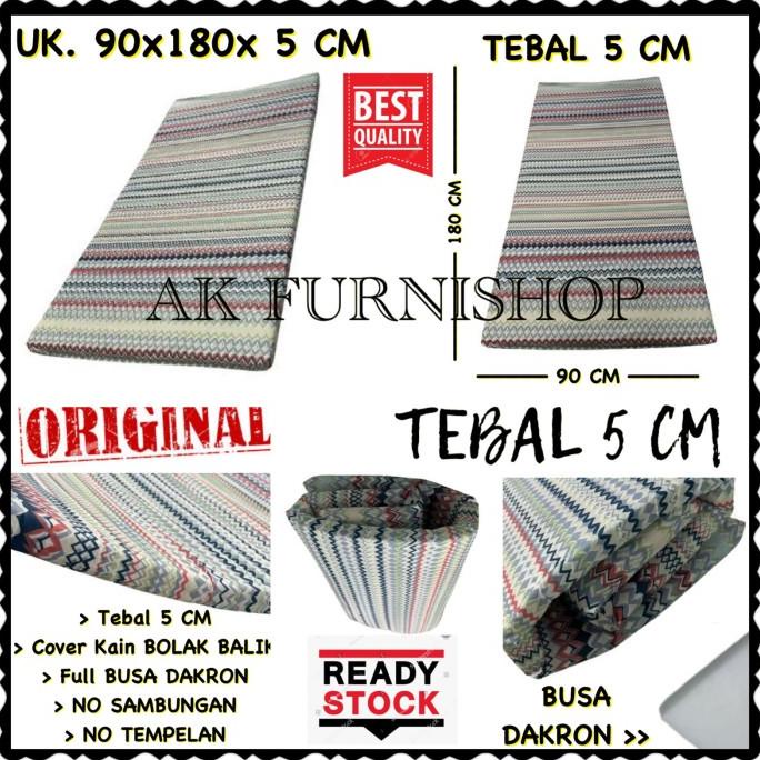 Kasur Lipat Busa Dakron 90x180 CM