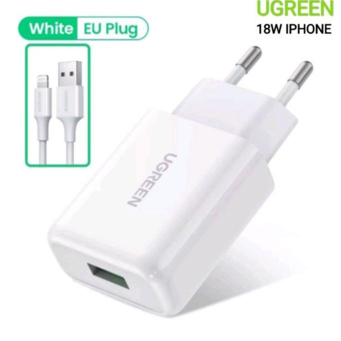 Ugreen Charger 18 Watt 3A for IPhone 11 Pro 11 8 7 Plus X XR XS SE Ori