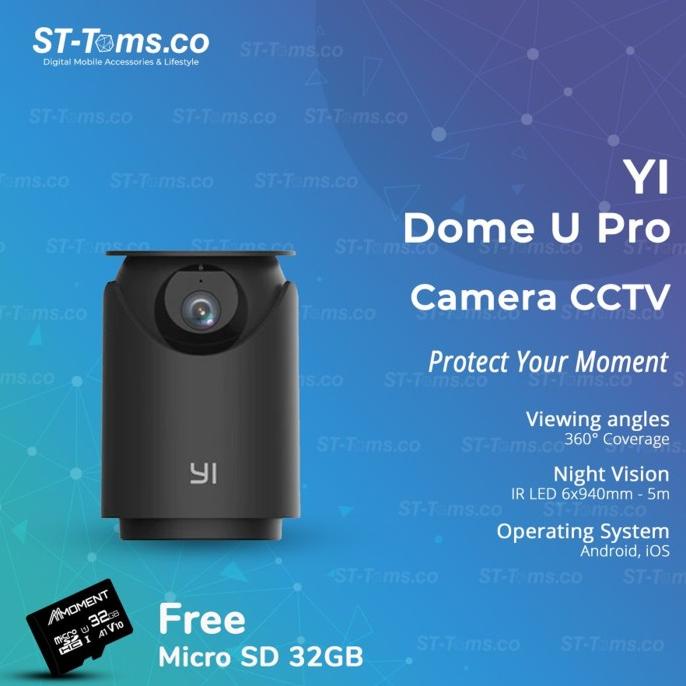 YI Dome U Pro Camera 2K HD IP Camera Wireless Wifi Home Security Surve