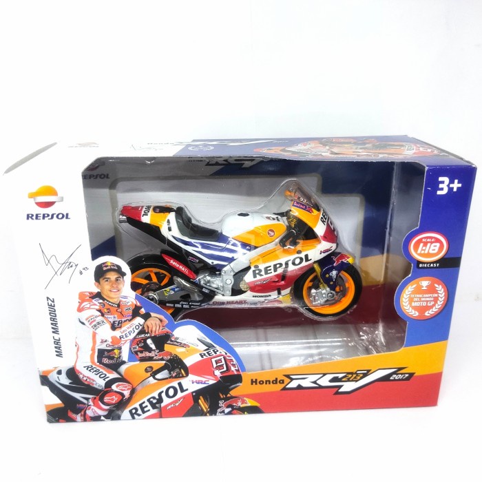 HOT SALE DIECAST MOTOGP MINIATUR MOTOR HONDA REPSOL TERBARU