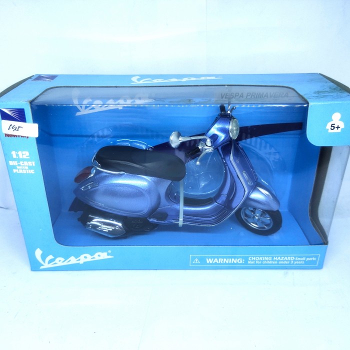 MUST HAVE DIECAST MINIATUR MOTOR VESPA PRIMAVERA 1:13 KLASIK ANTIK MAINAN TERBARU