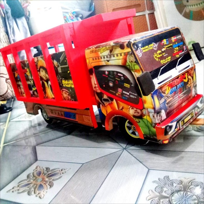 DISKON SPESIAL BISA OLENG BELOK MINIATUR TRUK OLENG KAYU BOBOIBOY UKURAN BESAR JUMBO TERLARIS