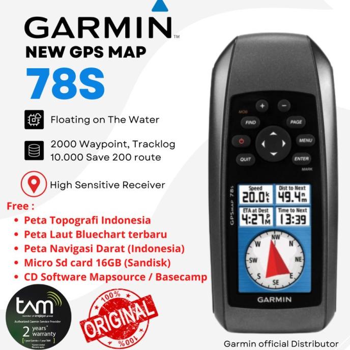 Garmin GPS Map 78S Free Peta Indonesia Lengkap