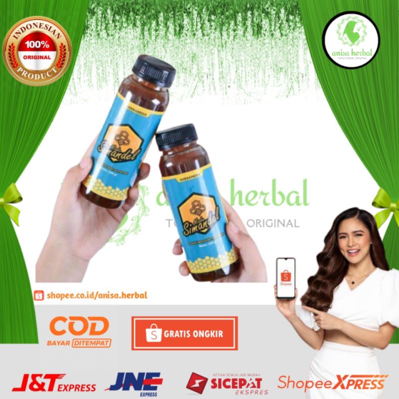 Madu simandel original obat amandel dan radang tenggorokan