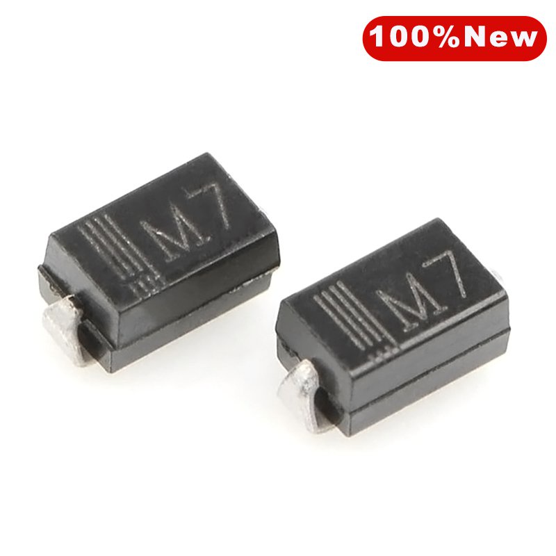✅&100PCS DIODE M7 1N4007 SMD 1A 1000V IN4007 Rectifier Diode