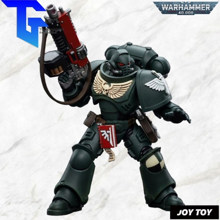 FLASH SALE JOYTOY WARHAMMER 40K DARK ANGELS INTERCESSORS BROTHER ASHARR JT4959 TERBARU