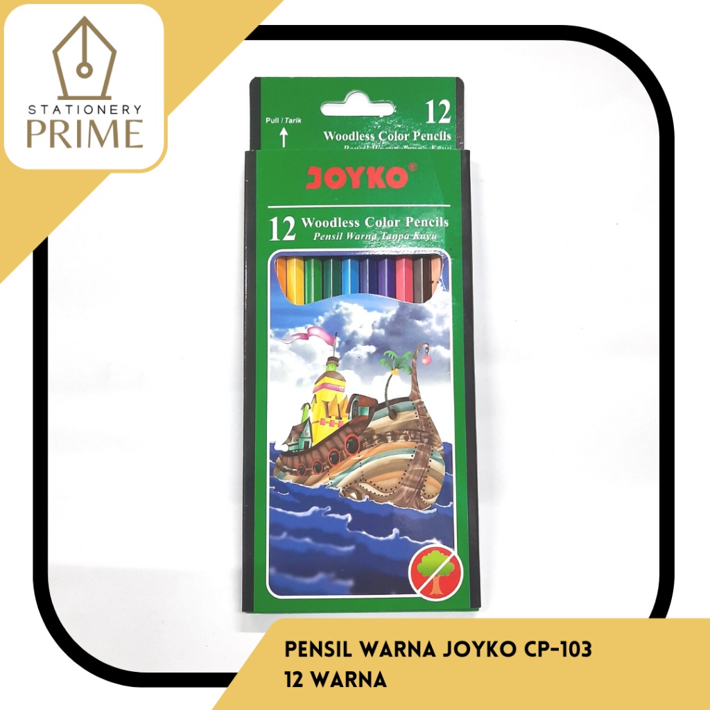 

PQ5 PENSIL WARNA JOYKO CP-103 12 WARNA YXI