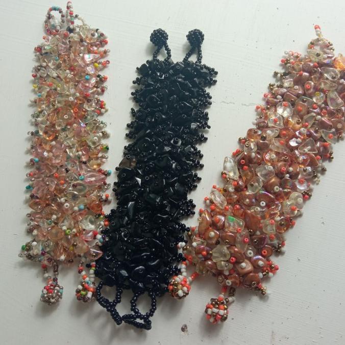 /////] gelang khas bali gelang batu oleh-oleh souvenir double kancing