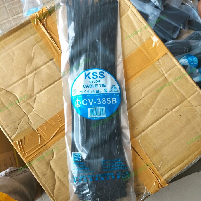 

Terlaris Kabel Ties Kss Cv 385 B /385Cm X 4,8 Hitam