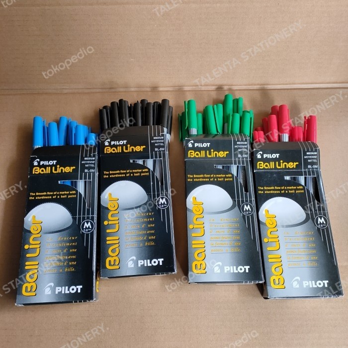 

Best Seller Pulpen Pilot Balliner (M. 0.8Mm) Warana Hitam & Biru.