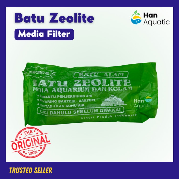 Batu Zeolite Media FIlter Aquarium Kolam Membantu Menjernihkan Air