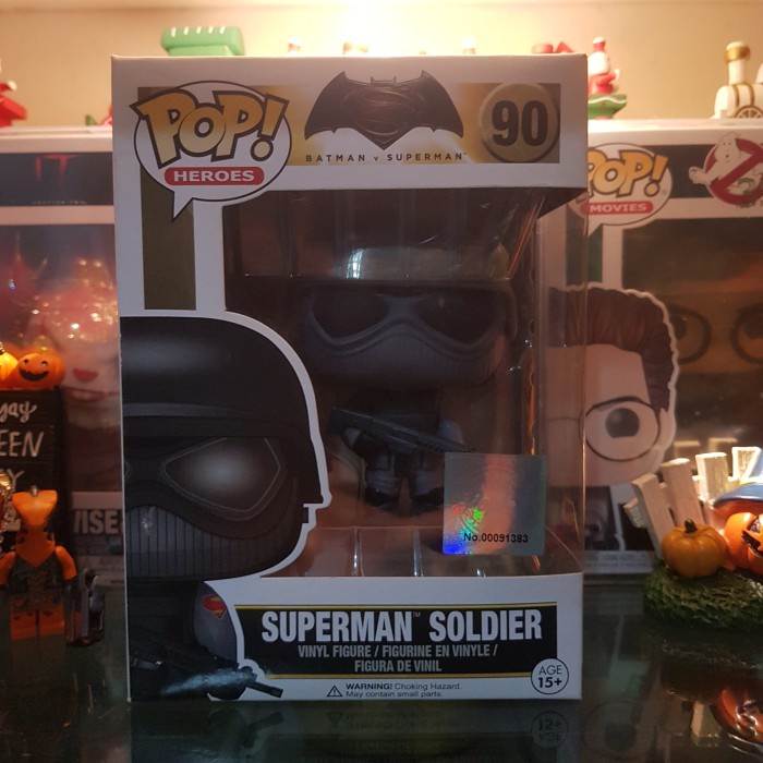 PROMO FUNKO POP - BATMAN VS SUPERMAN - SUPERMAN SOLDIER 100% ORI BIB TERMURAH