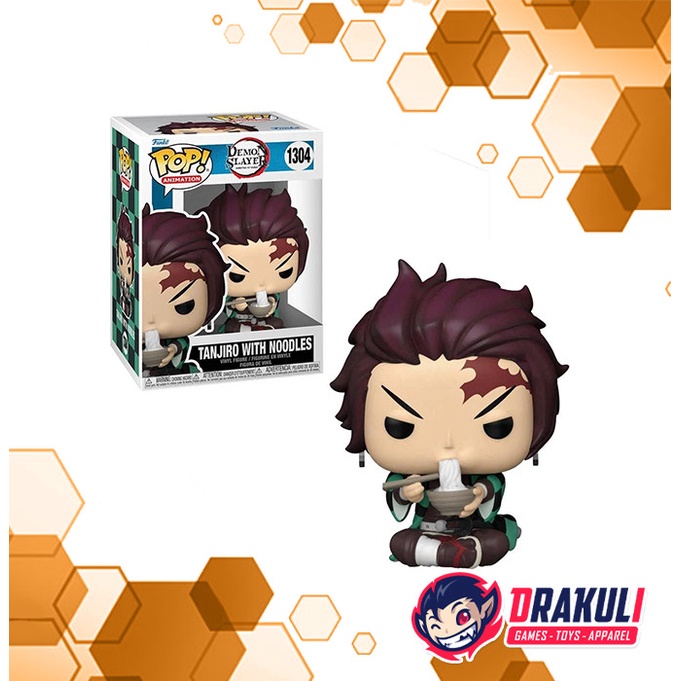 PROMO TOYS FUNKO POP FUNKO DEMON SLAYER TANJIRO WITH NOODLES - STANDARD TERLARIS