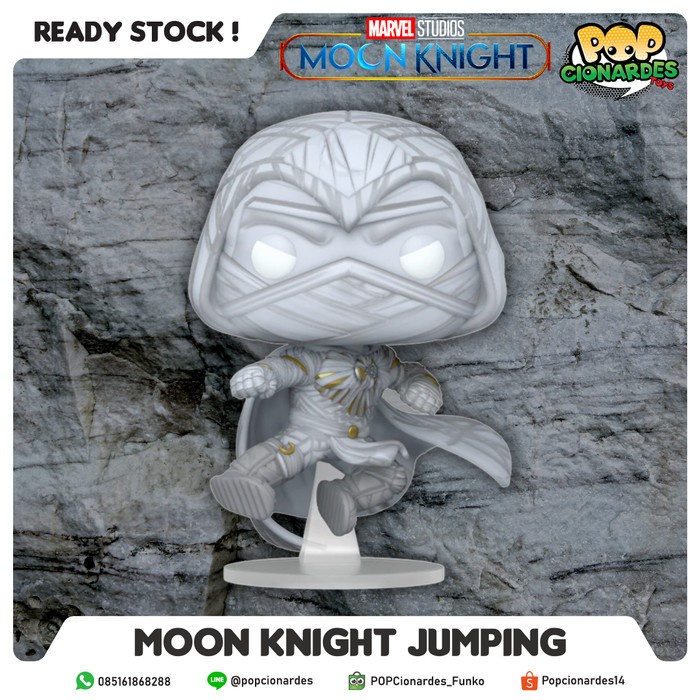 FLASH SALE FUNKO POP MARVEL - MOON KNIGHT - MOON KNIGHT JUMPING #1047 TERBARU
