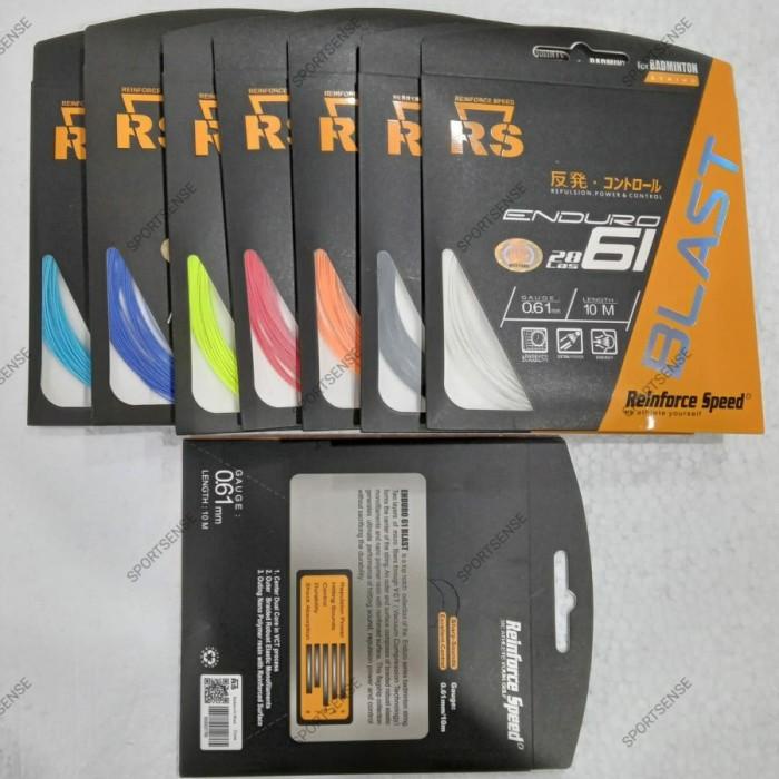 Senar Raket Badminton Rs Enduro 61 Blast Original