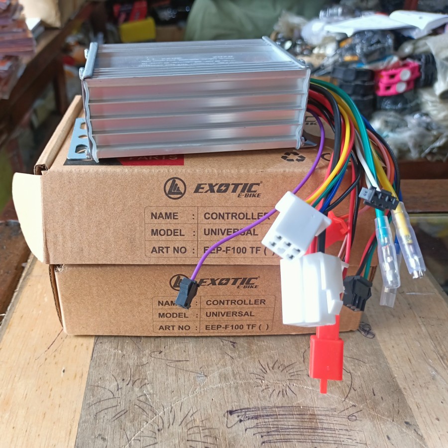 CONTROLLER sepeda listrik EXOTIC untuk semua sepeda listrik (350W 48V)