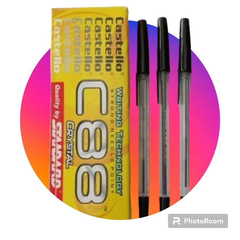 

PULPEN CASTELLO C88 CRYSTAL STANDART || 1 PACK ISI 12 PCS