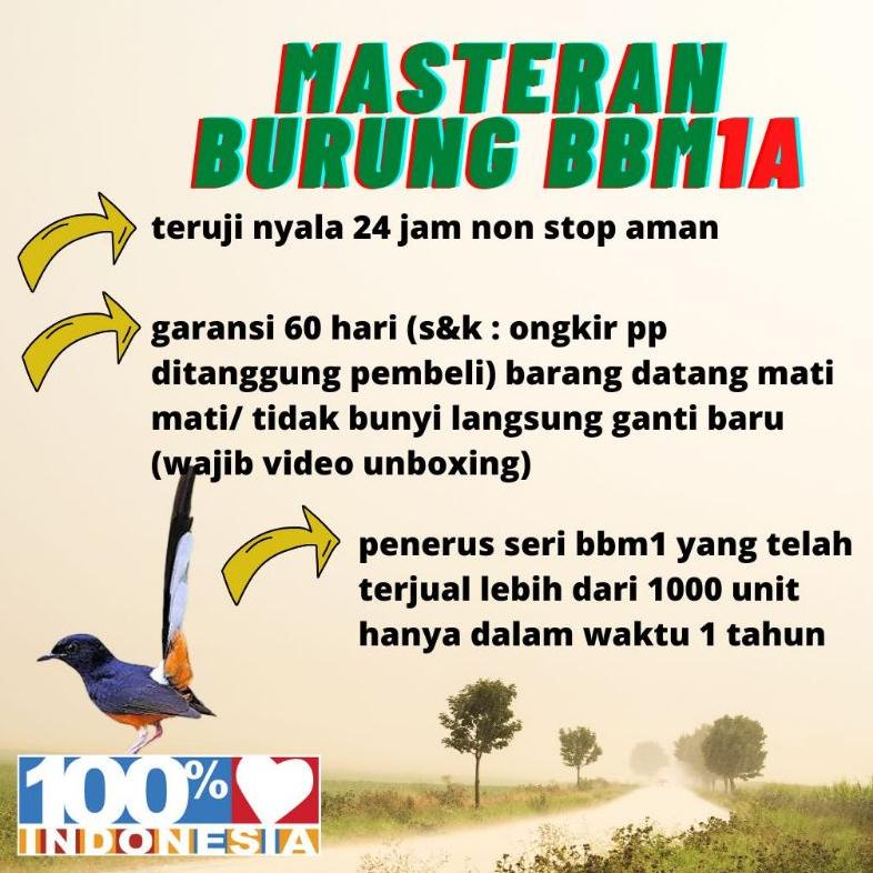 Terbaru Bbm1A Speaker Masteran Burung Digital Mp3 Moncer Koncer Sono Go Bird Master Ori Original Jed