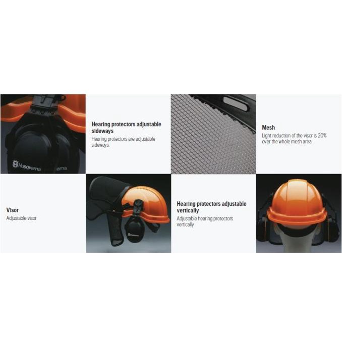 Husqvarna Helmet Safety Chainsaw