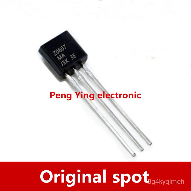 ✅&100pieces/lot Z0607MA 20607 Z0607 TO-92 Bidirectional SCR 0.8A600V Original Spot