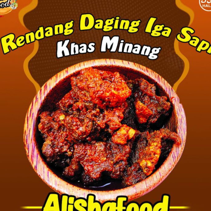 

う D 76106 RENDANG DAGING IGA SAPI 50 gr Ready Stok シ