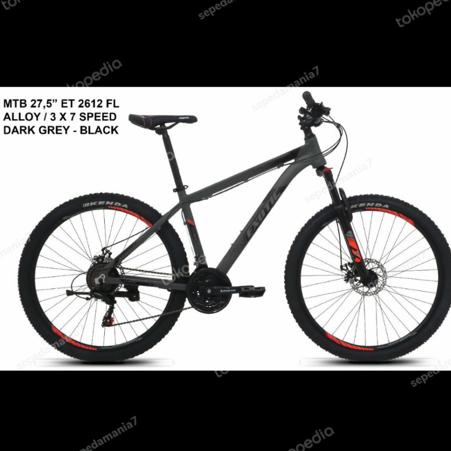 sepeda gunung 27,5" EXOTIC 2612 FL by PACIFIC ORIGINAL