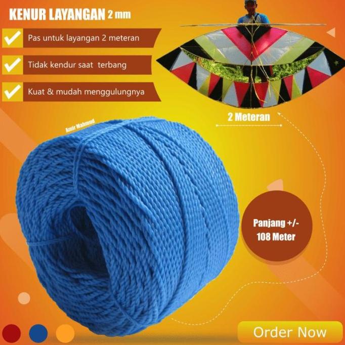 Buruan serbu] dijual Benang Kenur Tambang Tali Tampar Layangan Sendaren Koang