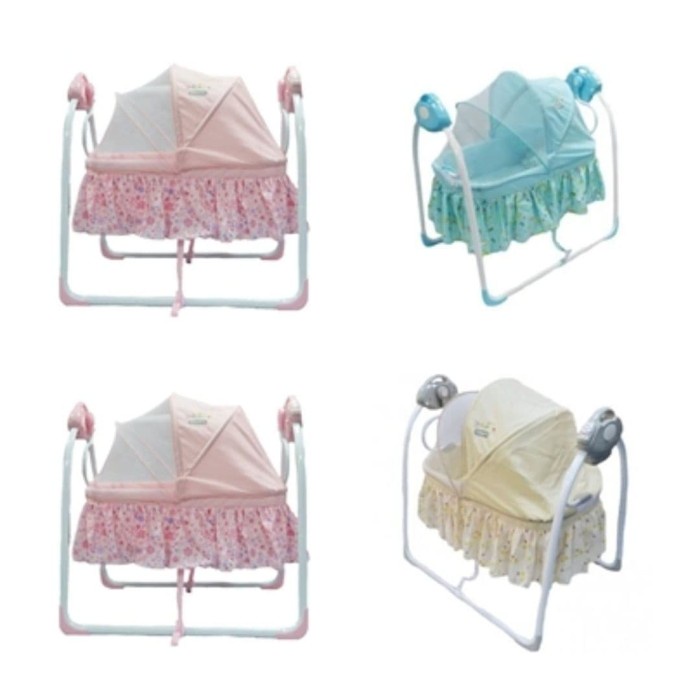 Swing Craddle Babyelle Automatic Ayunan bayi Baby Elle Box Ayun bayi