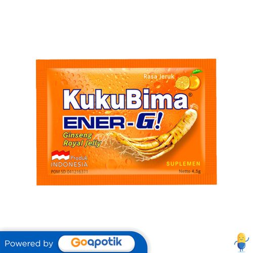 

KUKUBIMA ENER-G JERUK 4.5 GRAM SACHET