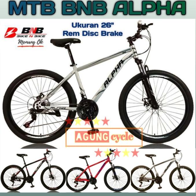 Amu Sepeda Gunung Mtb Bnb Razor 26 Inch 24 Speed Bestq