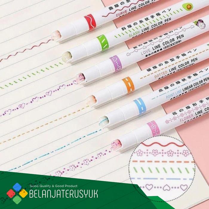 

CURVE HIGHLIGHTER PEN ISI 6 BTY