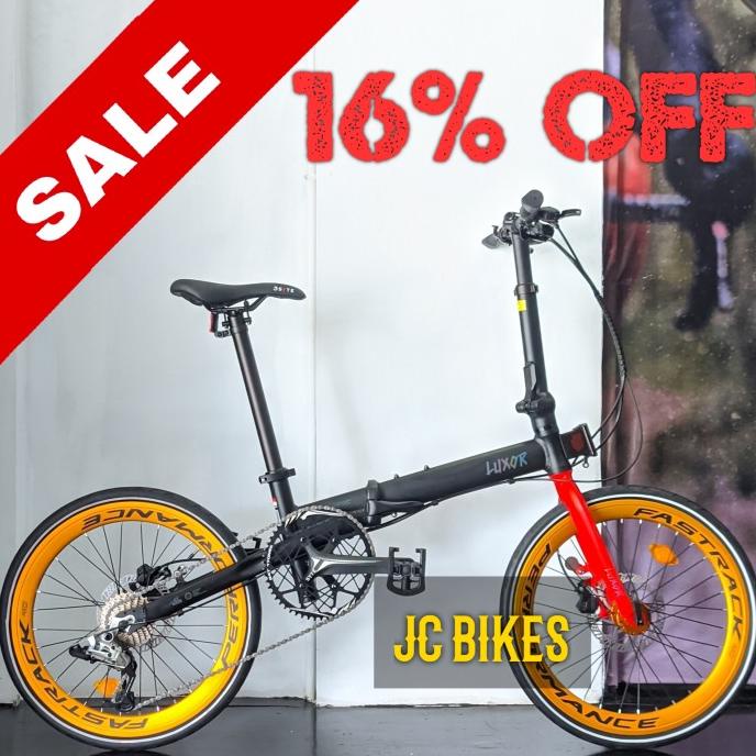 Amu Sepeda Lipat Pacific Luxor 20 Inch Full Alloy 9 Speed Hidrolik Bestq