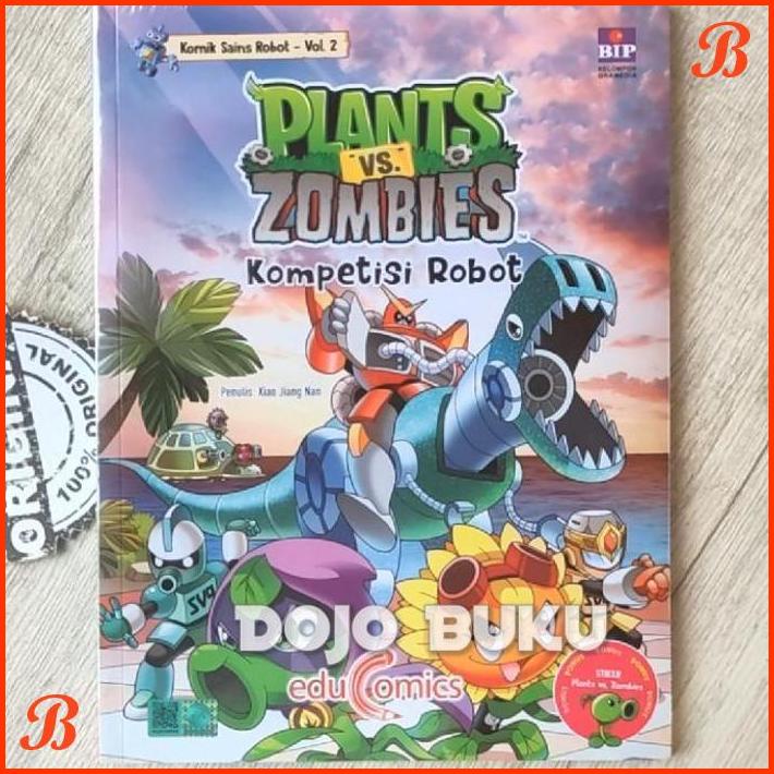 

BUKU KOMIK PLANTS VS ZOMBIES KOMIK SAINS ROBOT 2: KOMPETISI ROBOT | DJB