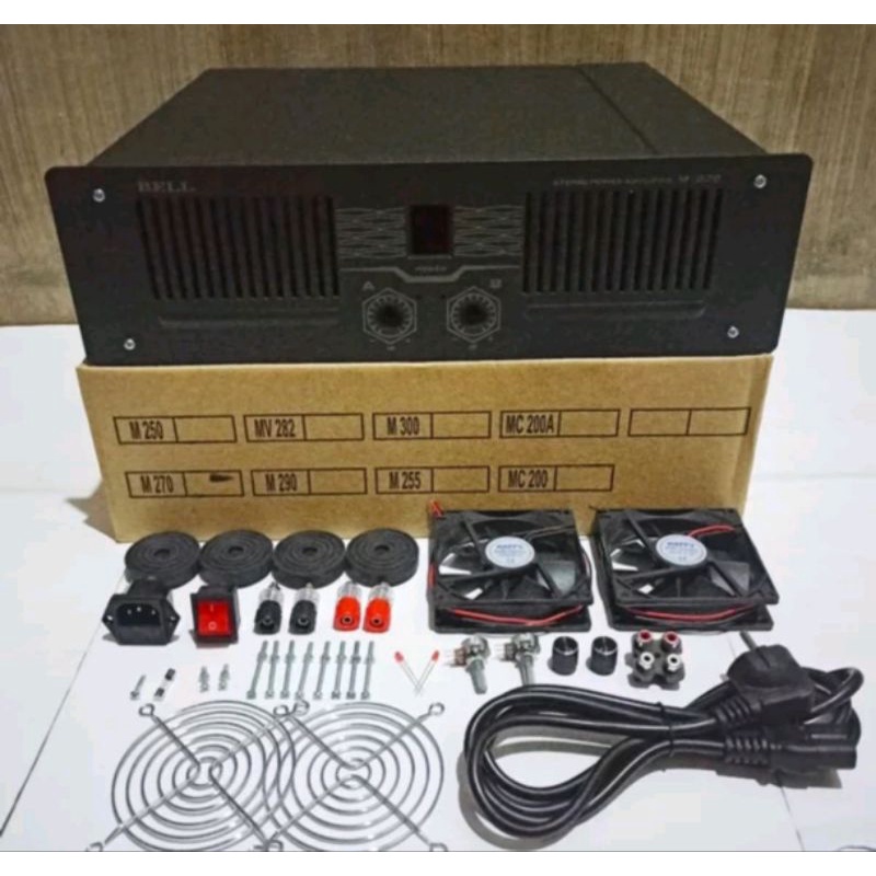 Box Power Amplifier BELL M270 Full Accessories