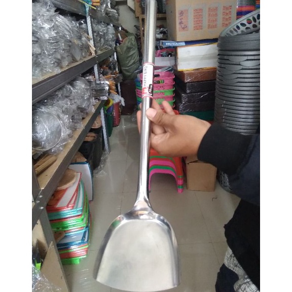BEST SELLER. SPATULA JUMBO/ SUTIL STAINLESS BESAR/ KODEK BESI TEBAL