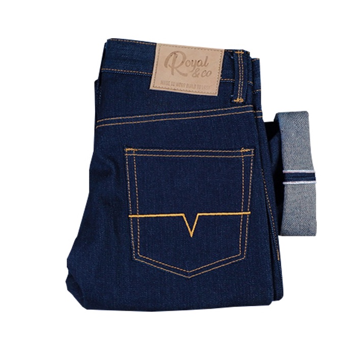 SALE. DENIM SELVEDGE 14.5 OZ BLUE INDIGO