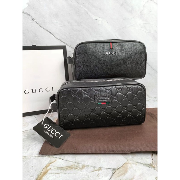 HANDBAG CLUTCH PRIA G POUCH BAG IMPORT KULIT ASLI