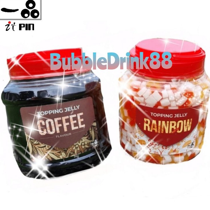 

༆ X 8727 1.2 QQ Rainbow jelly QQ COFFEE JELLY premium itpin jelly 1.2kg Itpin [KODE 77] ｼ