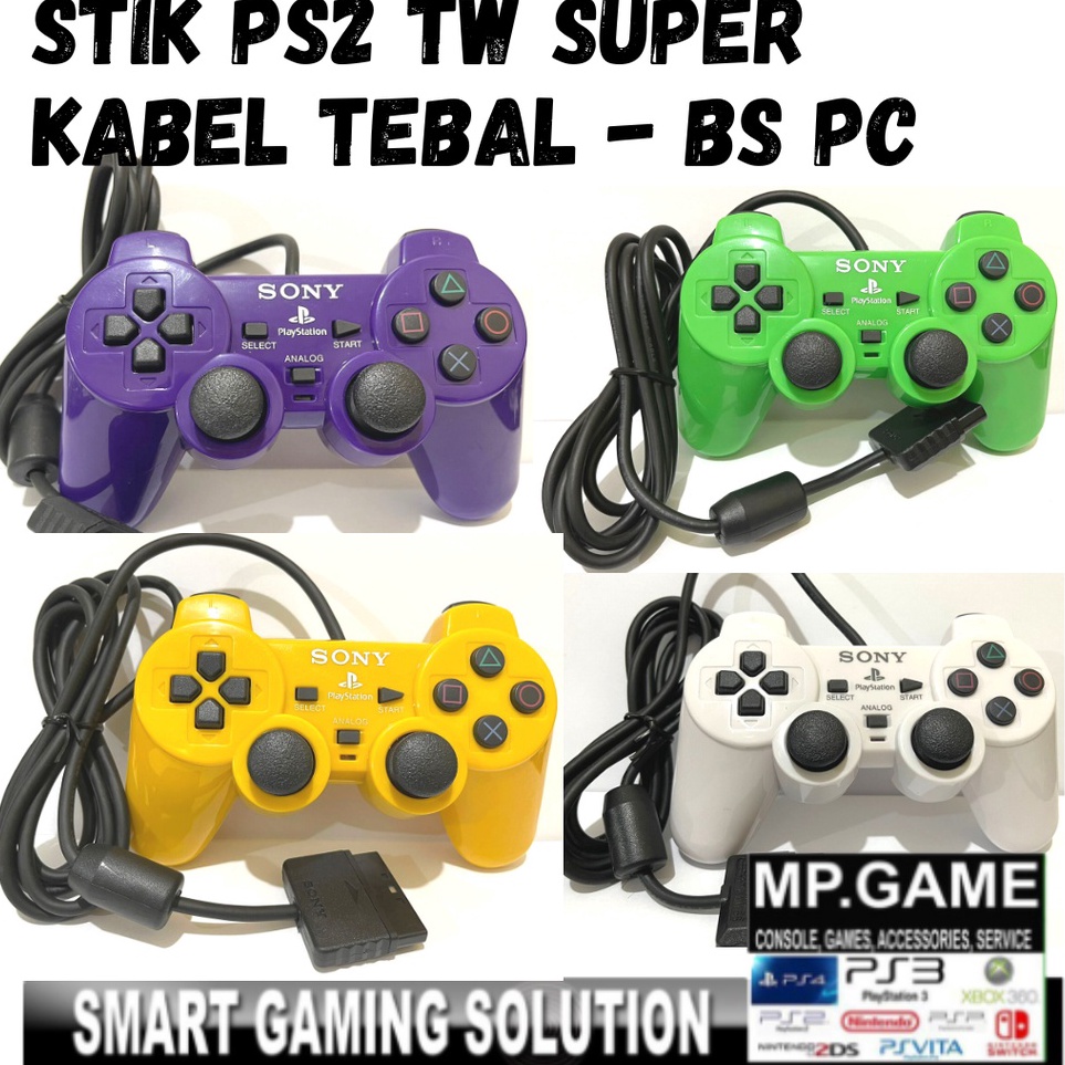 ➥Ssl Stik PS2 Stick PS2 WARNA WARNI TW TW Super Kabel Tebal Berkualitas ❉ ✩ ｀