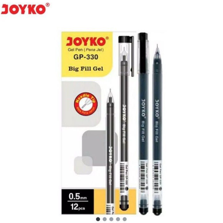 

彡 VIII 6669 Pulpen Joyko Gp - 330 Big Gell / (1pak/12pcs) Terlaku.../ ♪