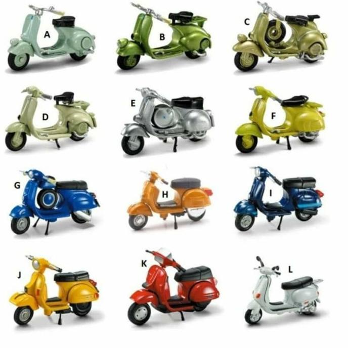 Diecast Motor Vespa Newray 1:32