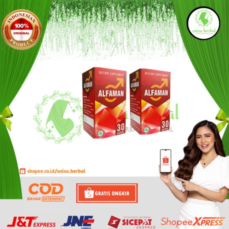 Obat Alfaman Suplement Untuk Pria 30 Kapsul Original