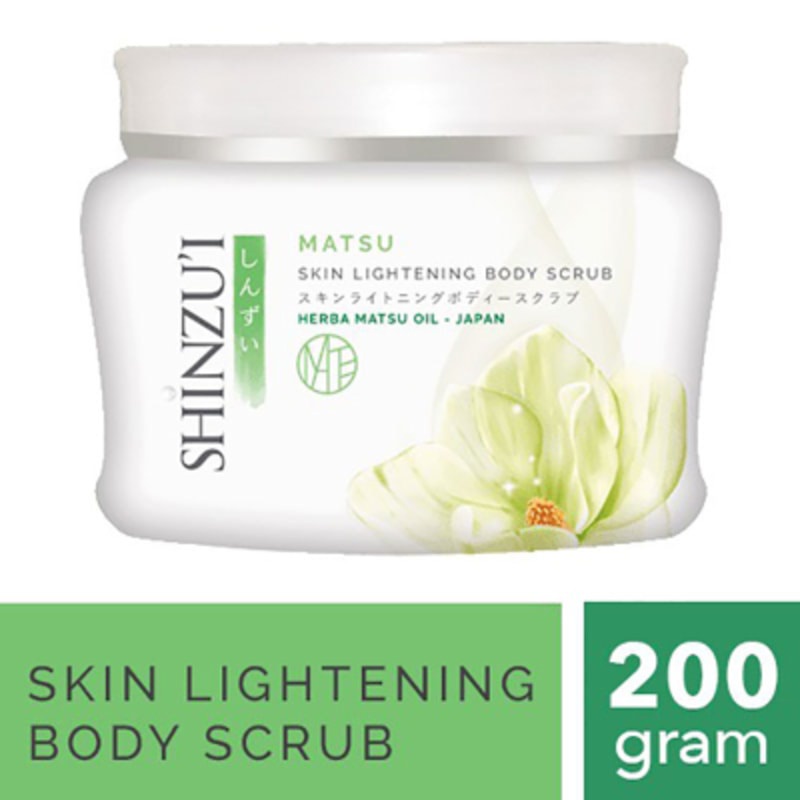 SHINZU'I Body Scrub Matsu 200 g / Lulur Mandi/ Lulur SHINZU'I
