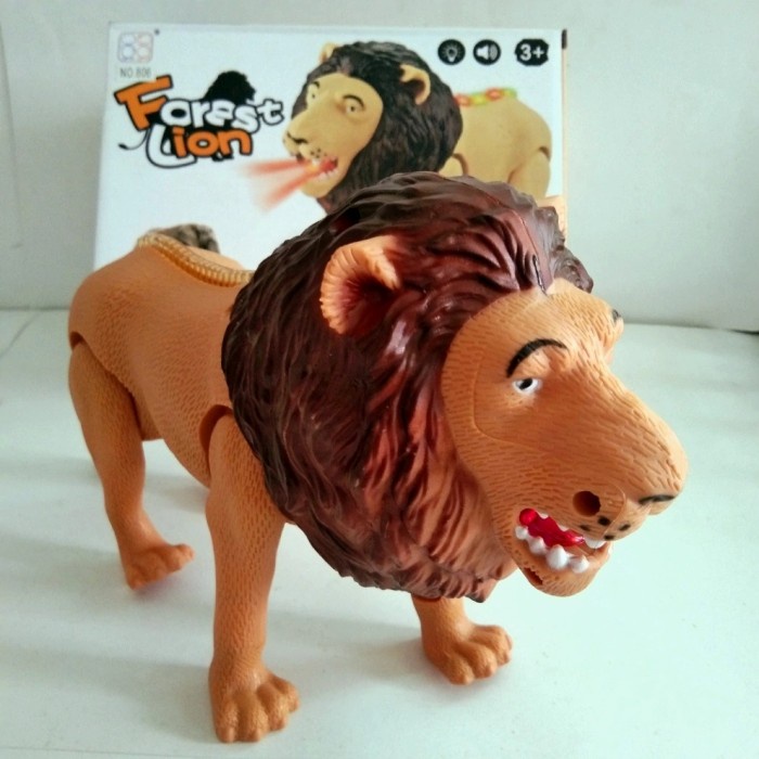 Mainan Singa Land Lion , Robot Binatang Singa Animal World