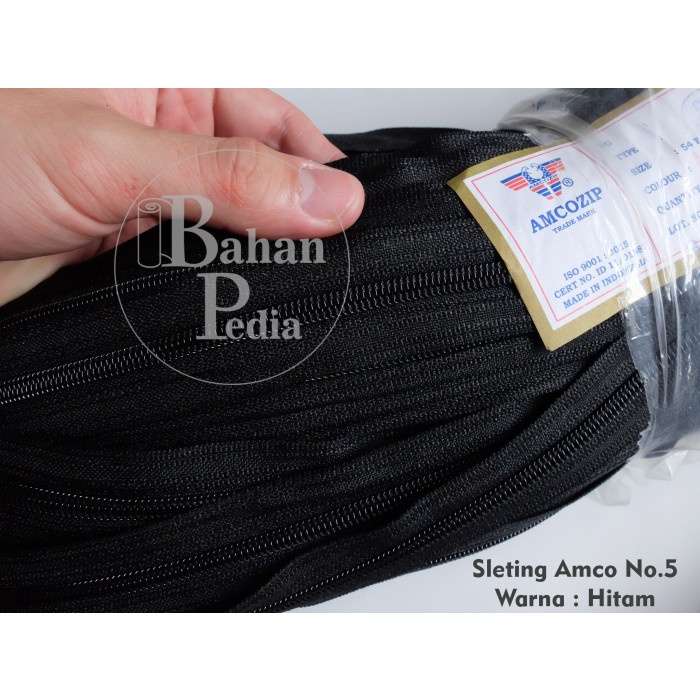 

[ROLL] DAUN SLETING RESLETING ZIPPER NILON NYLON AMCO NO 5 HITAM
