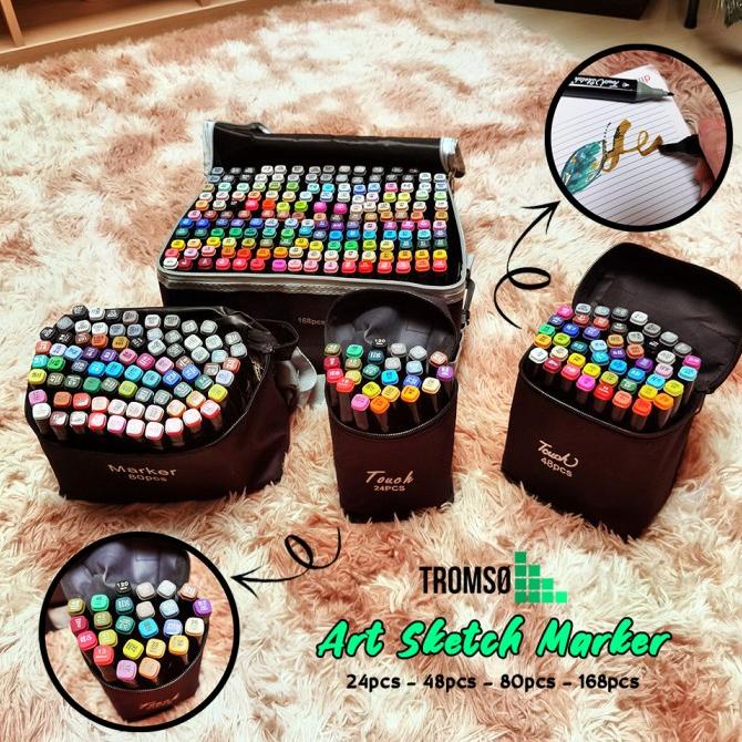 

Tromso Art Sketch Marker / Spidol Gambar Sentuh Dua Sisi Berkualitas