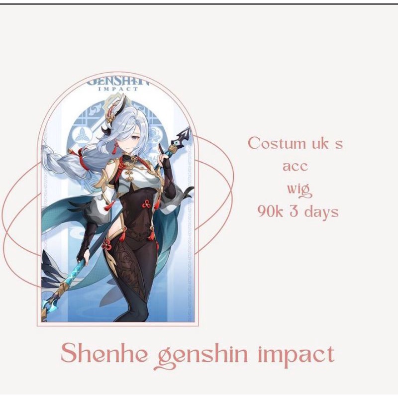 (RENTAL) COSTUME SHENHE GENSHIN IMPACT