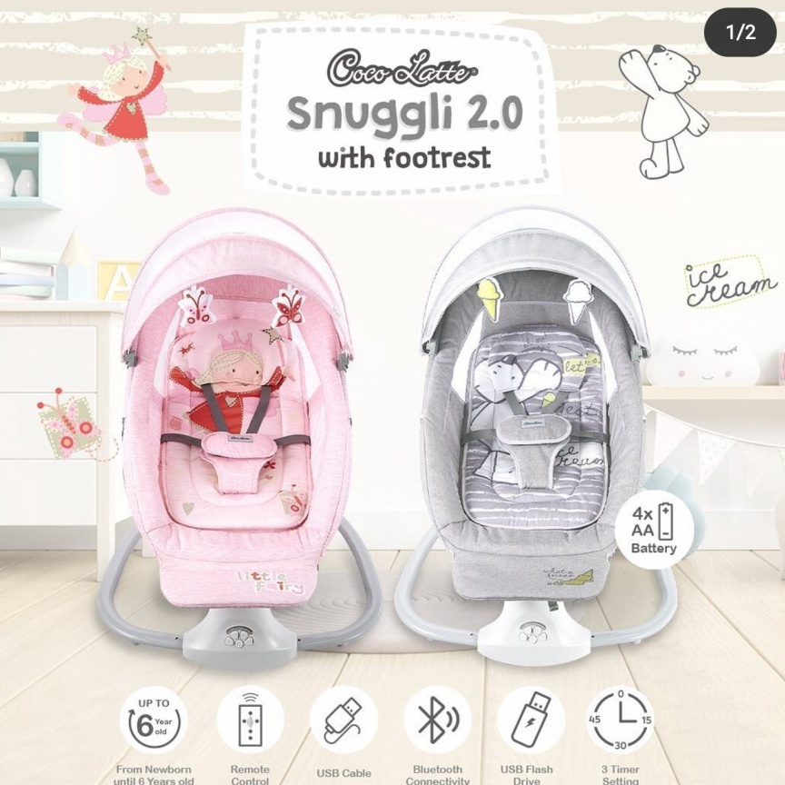 Stok Terbatas.. Bouncer Cocolatte Weeler Snuggli Elektrik/ Snuggli Safari /Snuggli 2.0 /SNUGGLI 2.0 